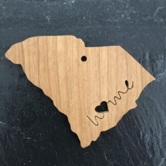 south Carolina home heart ornament