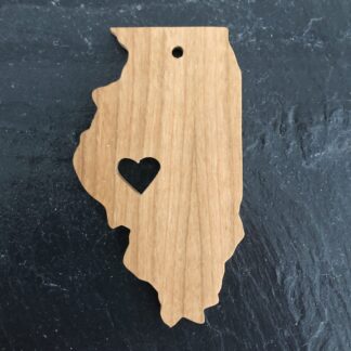 Illinois Home Christmas Ornament