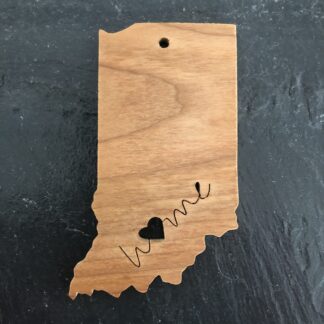 Indiana Home Christmas Ornament