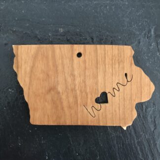 Iowa Heart Christmas Ornament