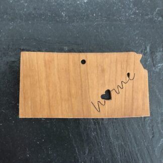 Kansas Heart Christmas Ornament