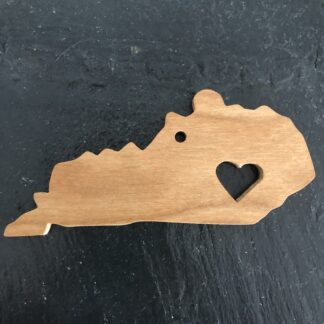 Kentucky Heart Christmas Ornament