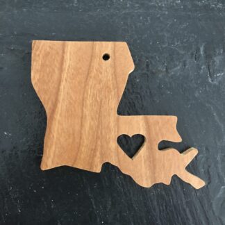 Louisiana Home Christmas Ornament