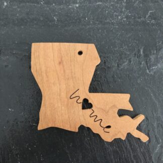 Louisiana Home Christmas Ornament
