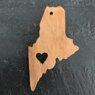 Maine Heart Christmas Ornament