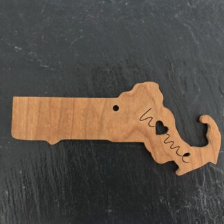 Massachusetts Home Christmas Ornament