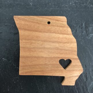 Missouri Heart Christmas Ornament