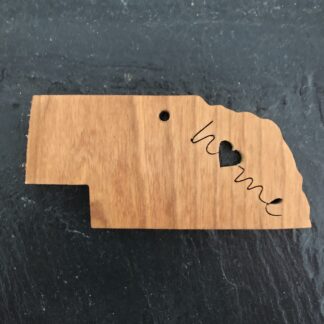 Nebraska Home Christmas Ornament