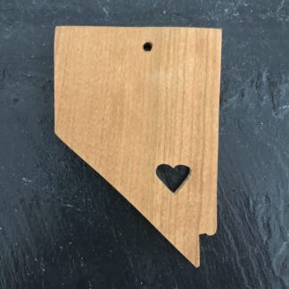 Nevada Heart Christmas Ornament