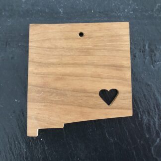 New Mexico Heart Christmas Ornament