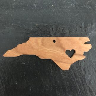North Carolina Heart Christmas Ornament