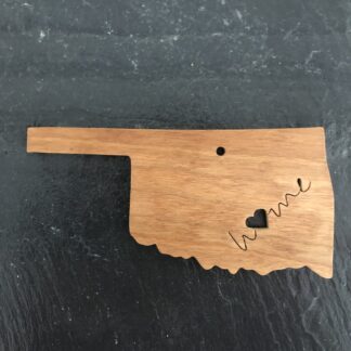 Oklahoma Home Christmas Ornament