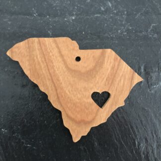 south carolina heart home ornament