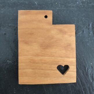 Utah Heart Christmas Ornament