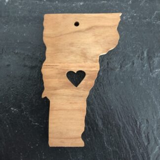 Vermont Heart Christmas Ornament
