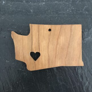 Washington Heart Christmas Ornament