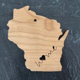 Wisconsin Home Christmas Ornament