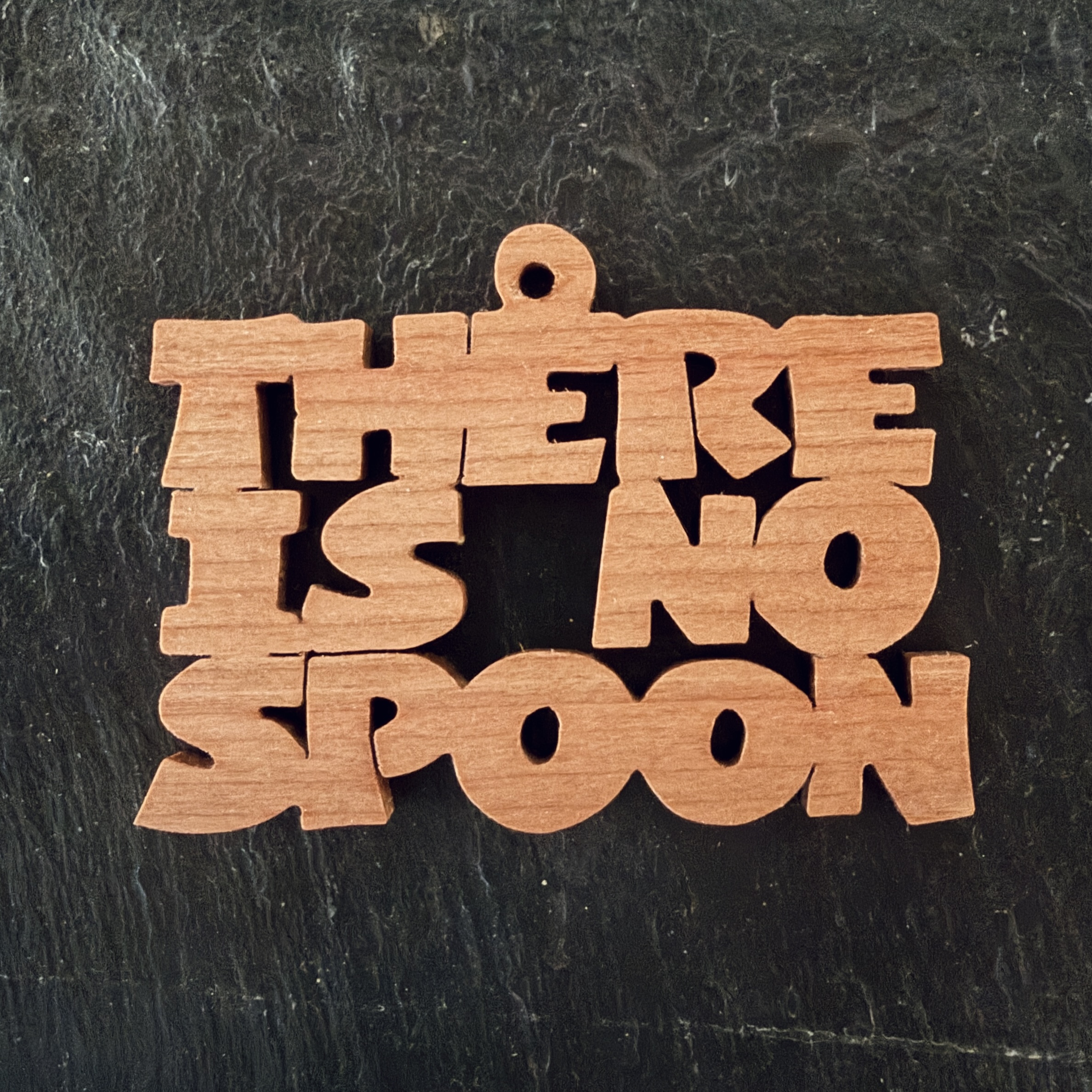 there is no spoon Scrolling It Out Ornaments