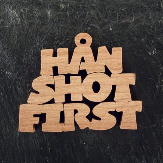 han shot first Scrolling It Out Ornaments
