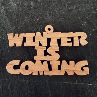 winter is coming Scrolling It Out Ornaments