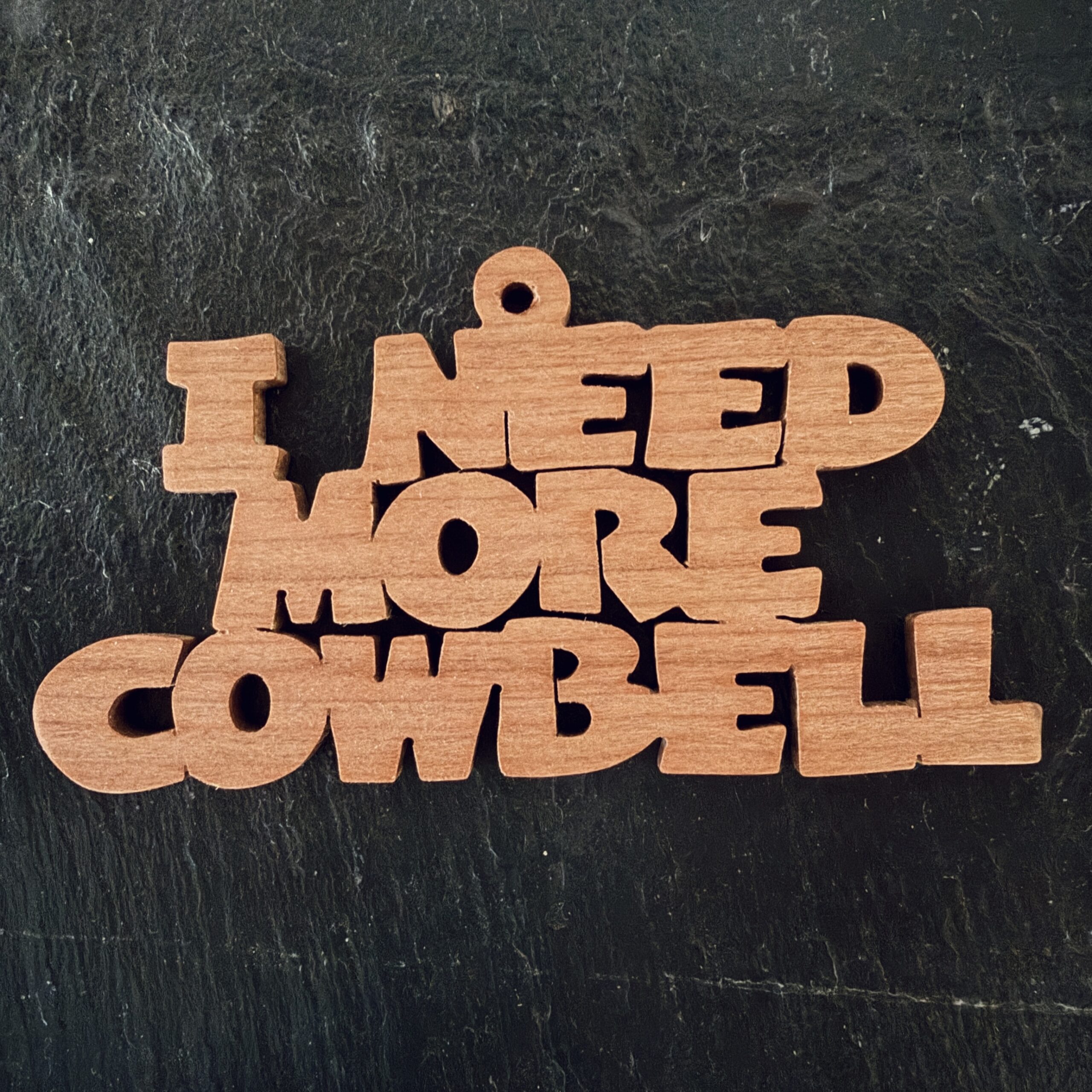 I need more cowbell Scrolling It Out Ornaments