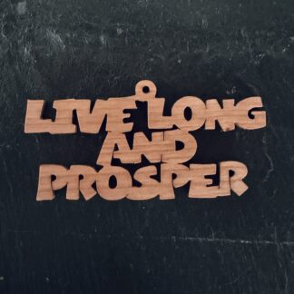 live long and prosper Scrolling It Out Ornaments