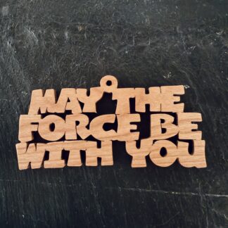 may the force be with you Scrolling It Out Ornaments