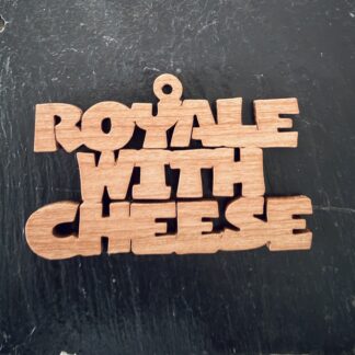 royale with cheese Scrolling It Out Ornaments