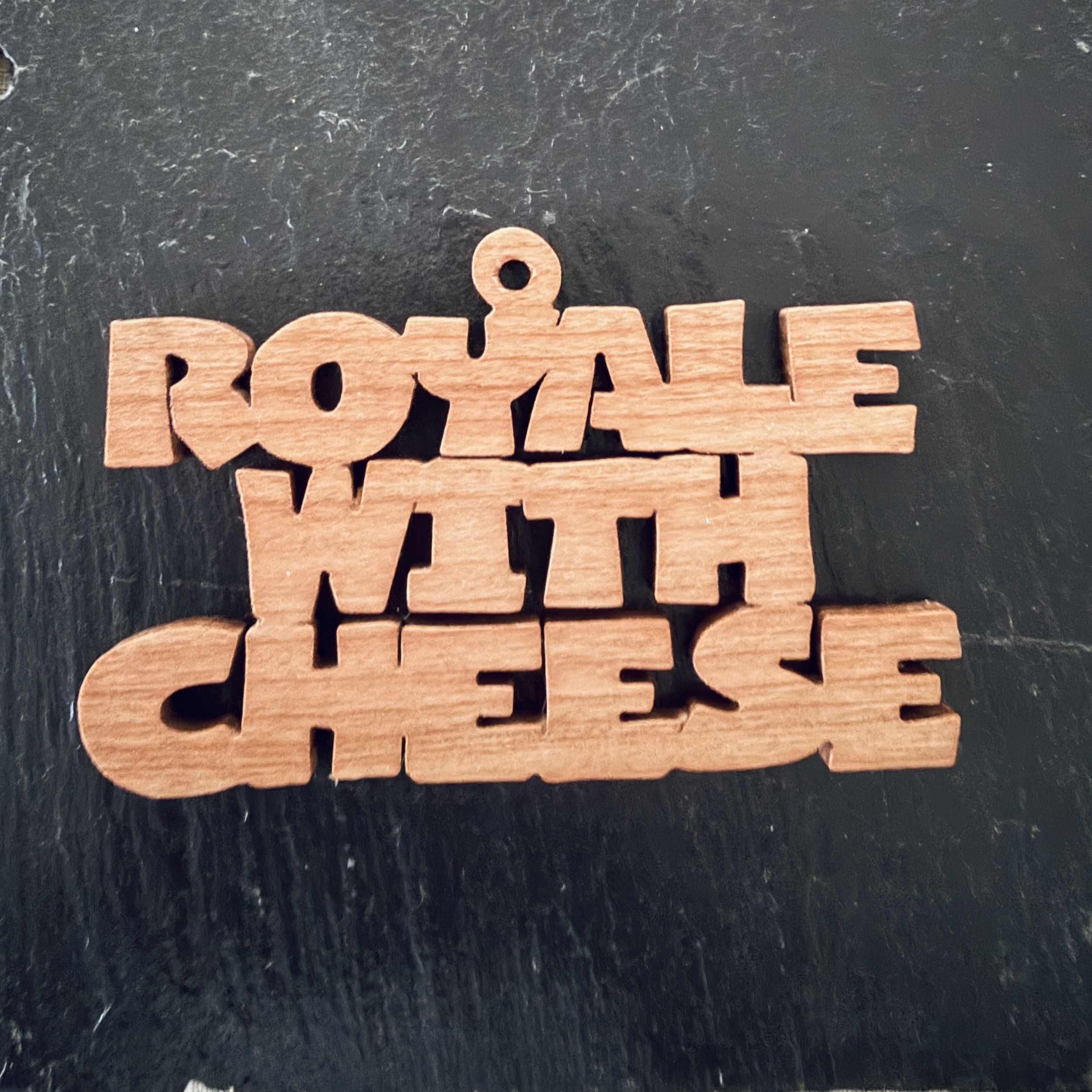 royale with cheese Scrolling It Out Ornaments