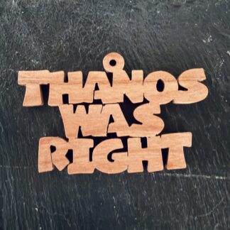 thanos was right Scrolling It Out Ornaments