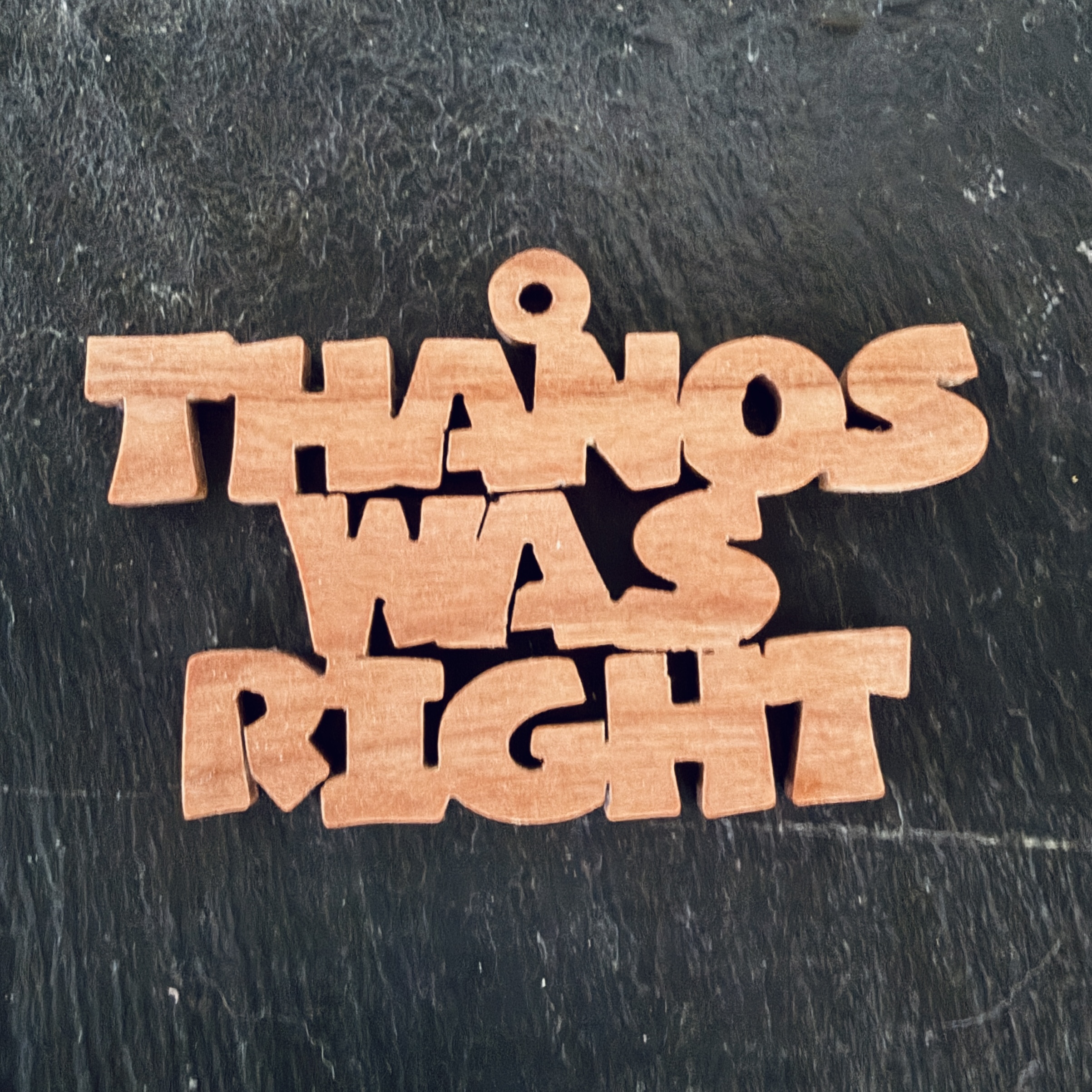 thanos was right Scrolling It Out Ornaments